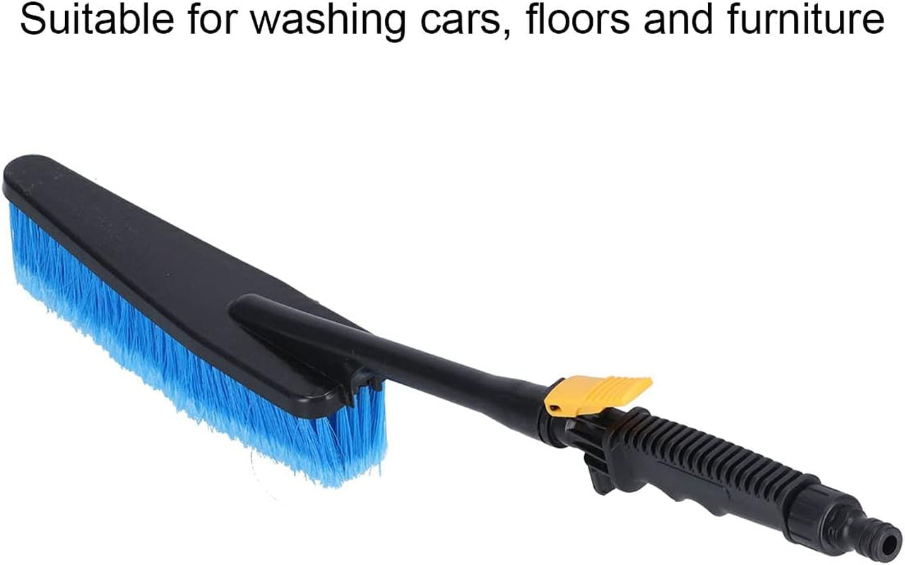 Car Brush Soft Hair Wash Floor Brush, Car Brush for Car Car Wash Brush Hose Attachment Car Brush