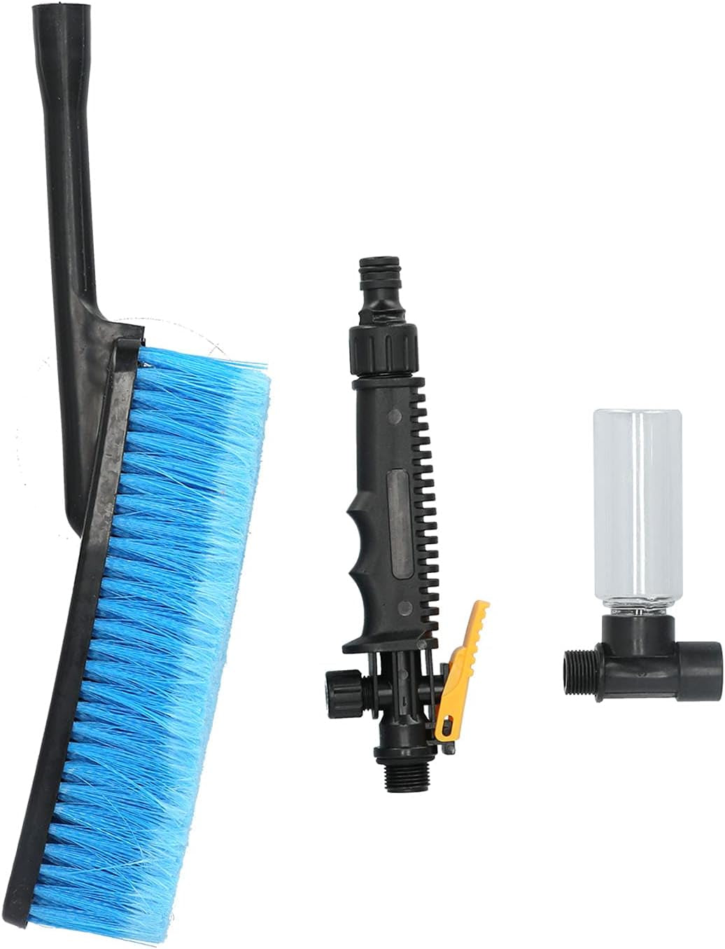 Car Brush Soft Hair Wash Floor Brush, Car Brush for Car Car Wash Brush Hose Attachment Car Brush